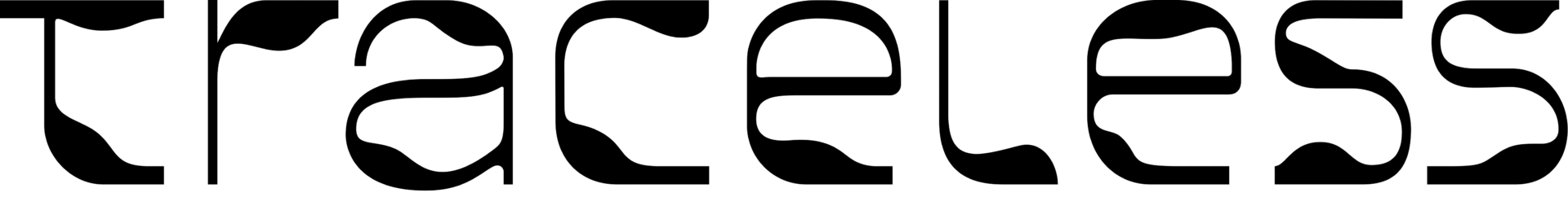 Traceless Logo